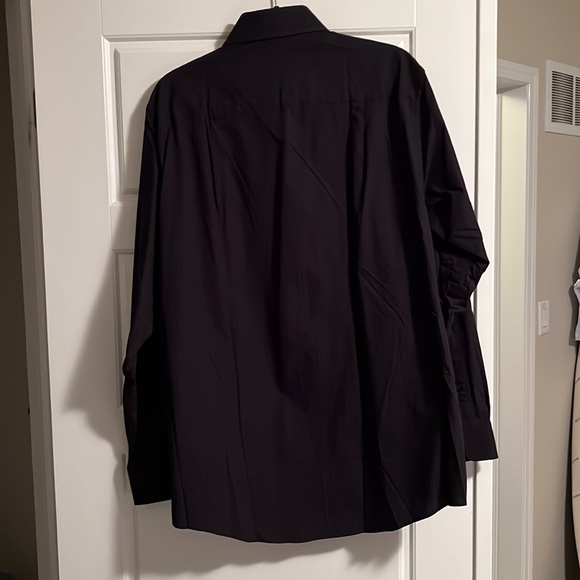 Calvin Klein Dark Purple Dress Shirt (15.5 & 34/35) - Picture 3 of 5